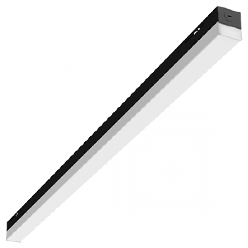 8FT LED SLIM STRIP WITH SQUARE LENS 65W/75W/90W 35K/40K/50K 8970-12600LM 120-347V BLACK