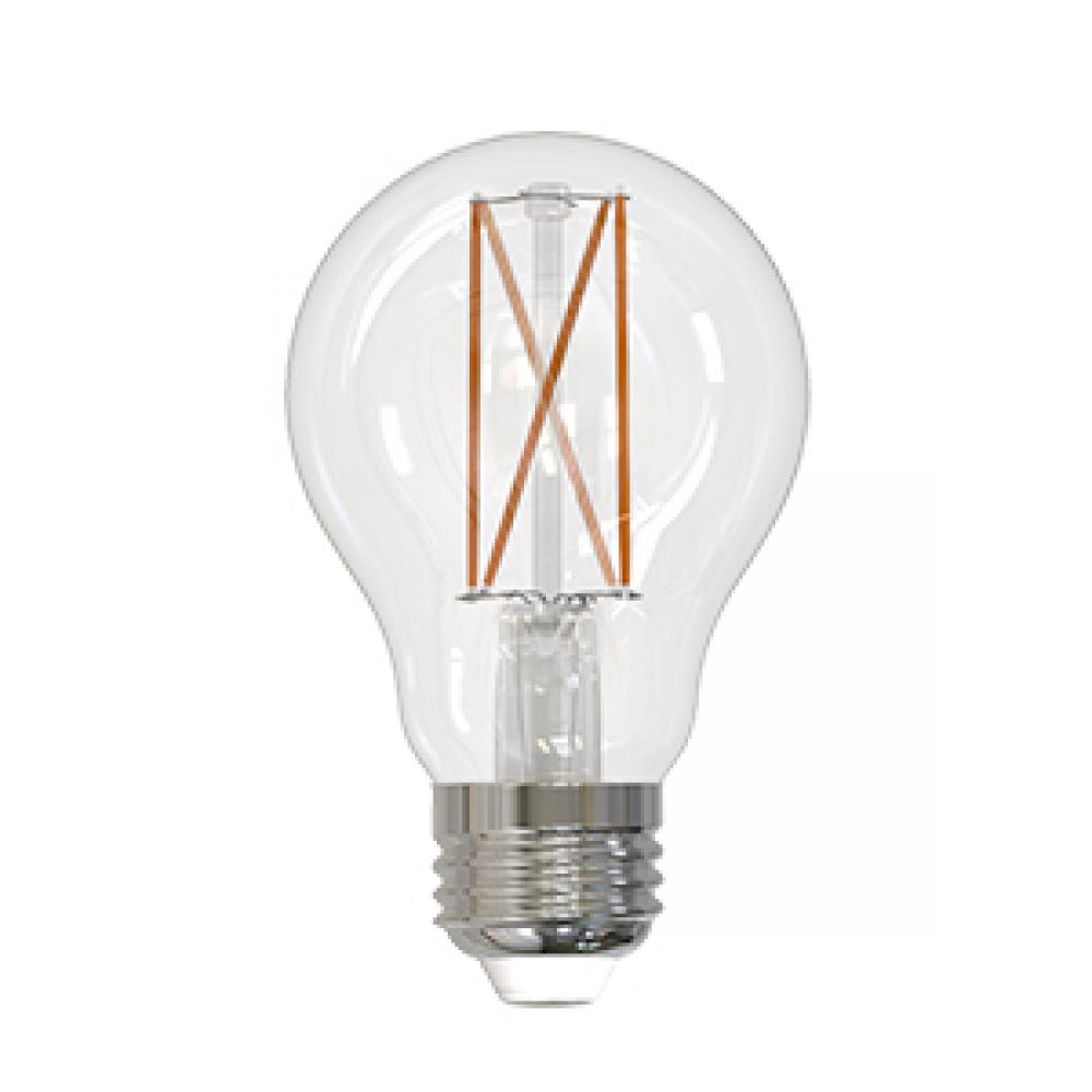 LED Filament Lamp A19 S3 E26 Base 7W 320Â° 120V 50K Clear Spiral Dim 800L M Standard