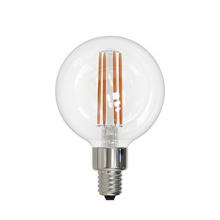Stanpro (Standard Products Inc.) 68943 - LED Filament Lamp G16.5 S4 E12 Base 5W 320Â° 120V 30K Clear Vertical Dim 500LM Standard