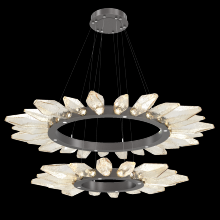 Hammerton CHB0050-2T-GP-CA-CA1-L3 - Rock Crystal Two-Tier Radial Ring