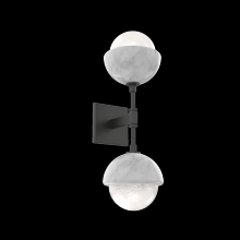 Hammerton IDB0093-02-MB-WL-L1-WM - Cabochon Double Sconce