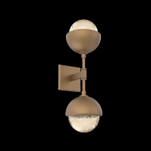 Hammerton IDB0093-02-NB-A-L3-MS - Cabochon Double Sconce