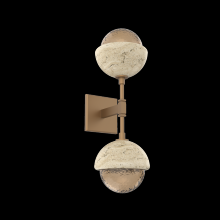 Hammerton IDB0093-02-NB-B-L3-TR - Cabochon Double Sconce
