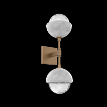 Hammerton IDB0093-02-NB-C-L1-WM - Cabochon Double Sconce