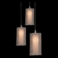 Hammerton CHB0019-03-MB-F-C01-E2 - Uptown Mesh Round 3pc Multi-Pendant