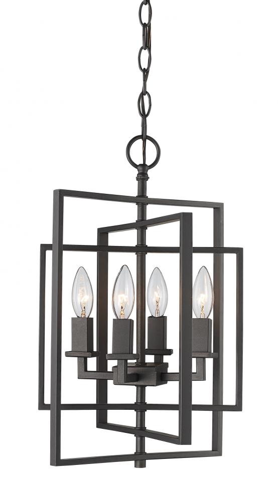 4LT-CUBE CHANDELIER SML-ROB