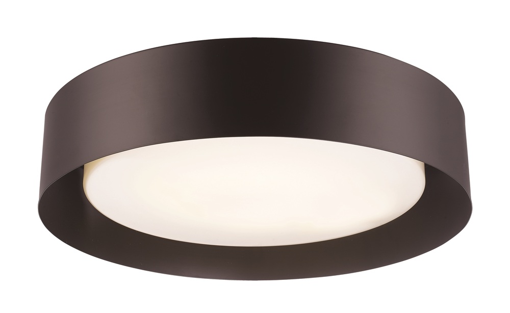 LED FLUSH DRUM WH ACRY-BK