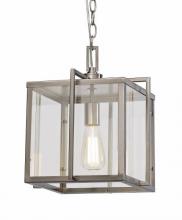 Trans Globe 10211 BN - 1LT PENDANT-SQUARE-EDISON-BN (