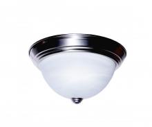 Trans Globe 13617 BN - 2LT FLUSH-SML-MARBLEIZED GLASS