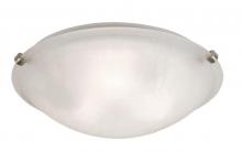 Trans Globe 58601 ROB - 3LT FLUSH-MED-3 CLIPS-LINEN GL