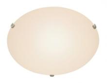 Trans Globe 58708 PC - 4LT FLUSH-20""-3 CLIPS-WHITE F