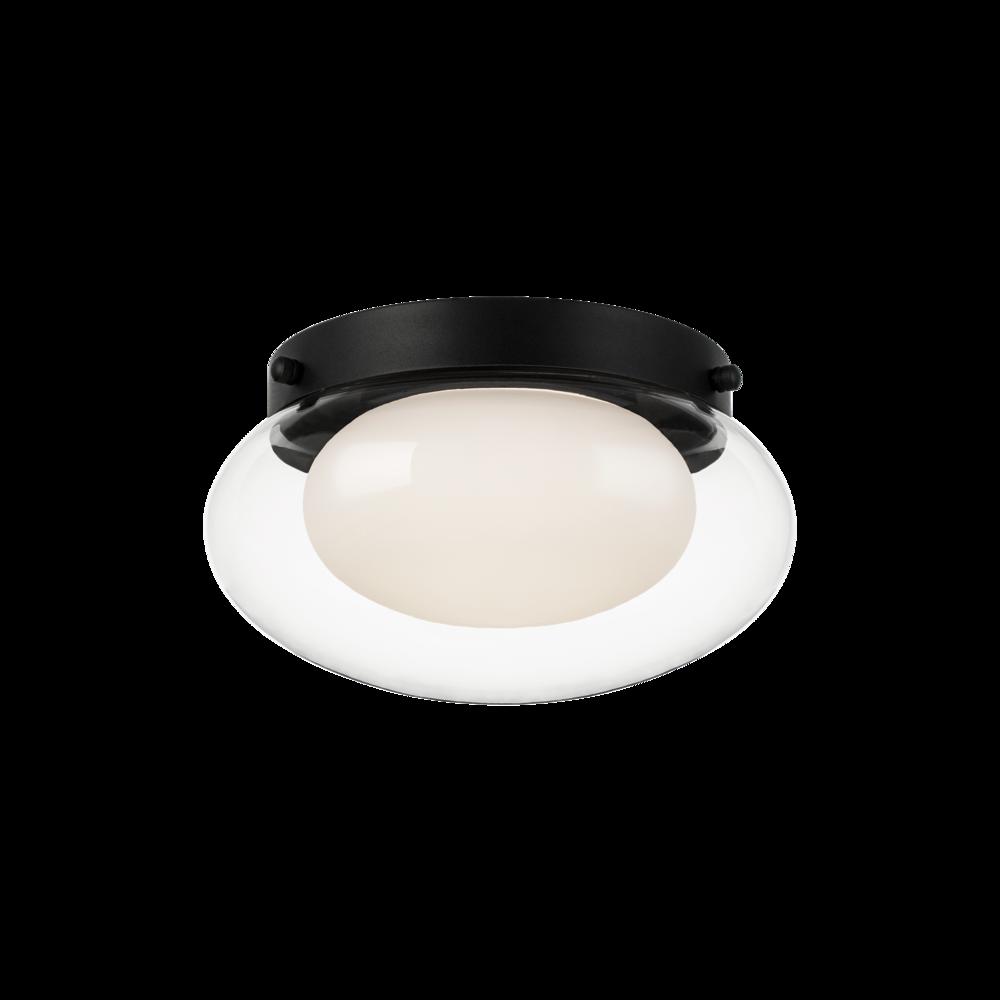 Caspian Matte Black Flush Mounts