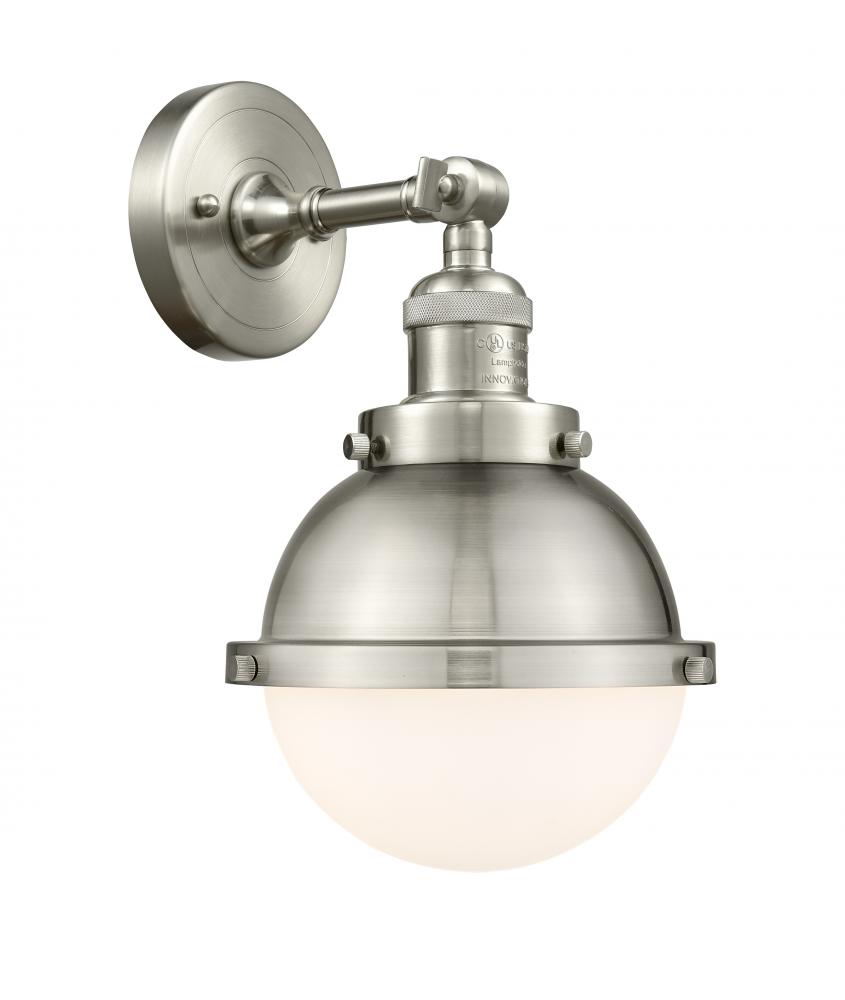 Hampden - 1 Light - 7 inch - Brushed Satin Nickel - Adjustable Sconce