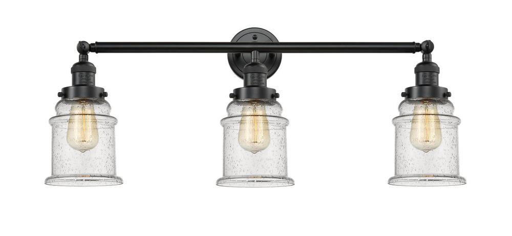 Canton - 3 Light - 30 inch - Oil Rubbed Bronze - Bath Vanity Light
