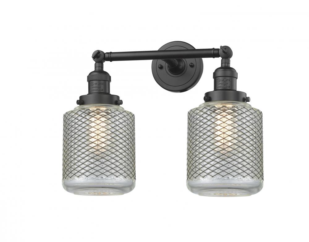 Stanton - 2 Light - 16 inch - Oil Rubbed Bronze - Adjustable Bath Vanity Light
