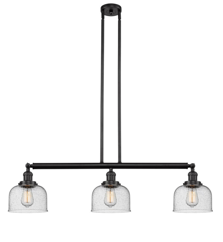 Bell - 3 Light - 41 inch - Oil Rubbed Bronze - Stem Hung - Adjustable Island Light