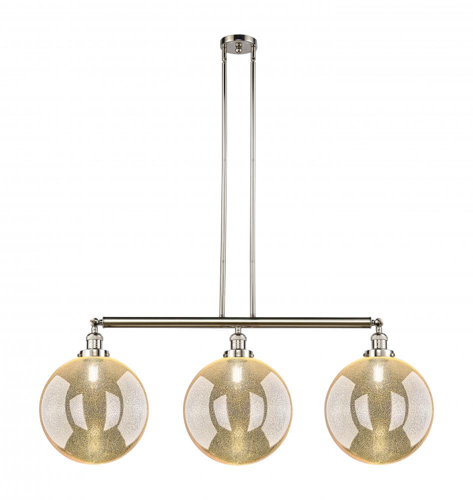 Beacon - 3 Light - 44 inch - Polished Nickel - Stem Hung - Adjustable Island Light