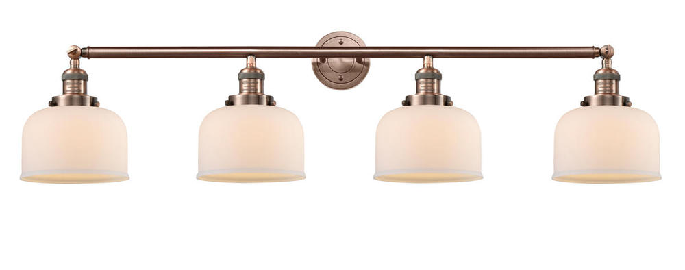 Bell - 4 Light - 44 inch - Antique Copper - Adjustable Bath Vanity Light