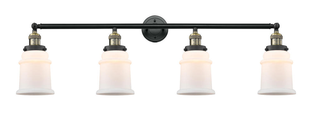 Canton - 4 Light - 42 inch - Black Antique Brass - Adjustable Bath Vanity Light
