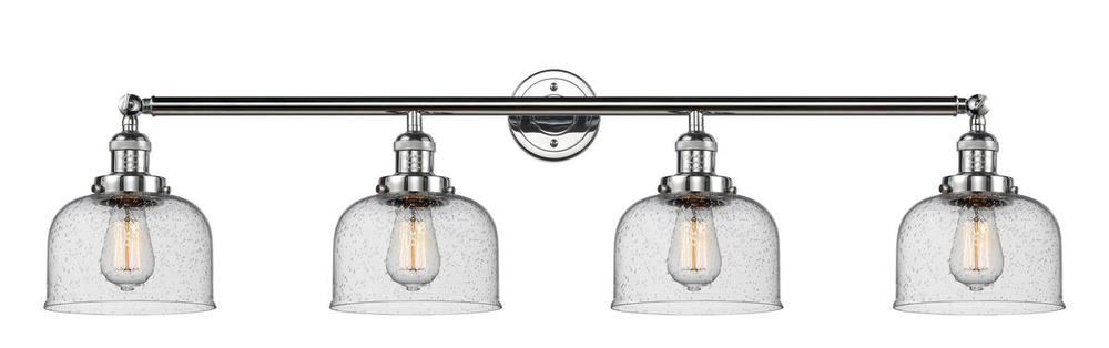 Bell - 4 Light - 44 inch - Polished Chrome - Adjustable Bath Vanity Light