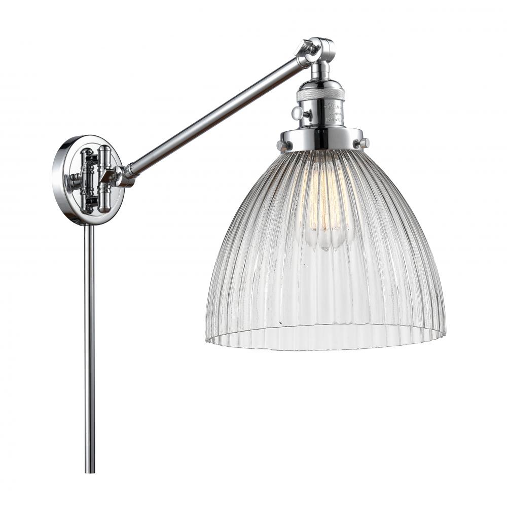 Seneca Falls - 1 Light - 10 inch - Polished Chrome -Adjustable Swing Arm