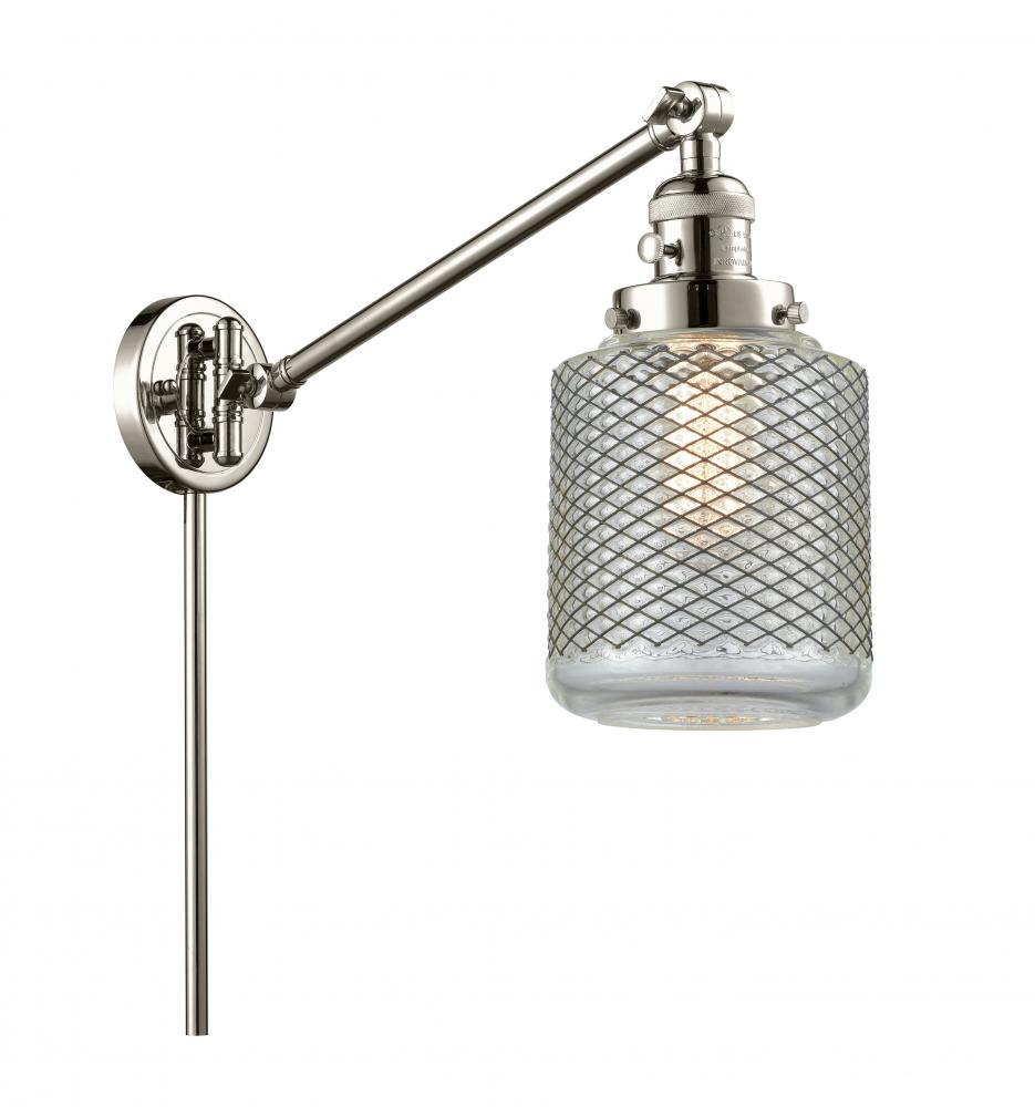 Stanton - 1 Light - 6 inch - Polished Nickel -Adjustable Swing Arm