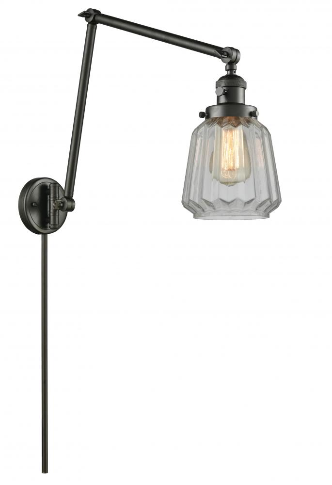 Chatham - 1 Light - 8 inch - Oil Rubbed Bronze -Adjustable Swing Arm