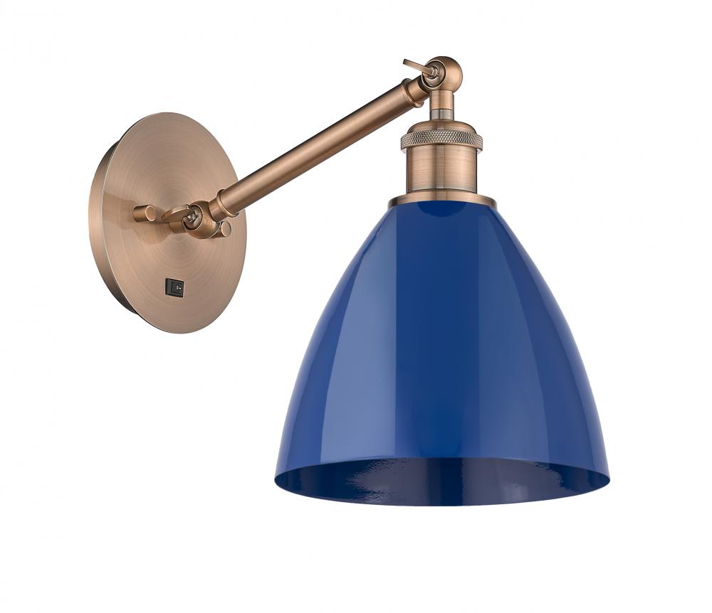 Plymouth - 1 Light - 8 inch - Antique Copper - Adjustable Sconce