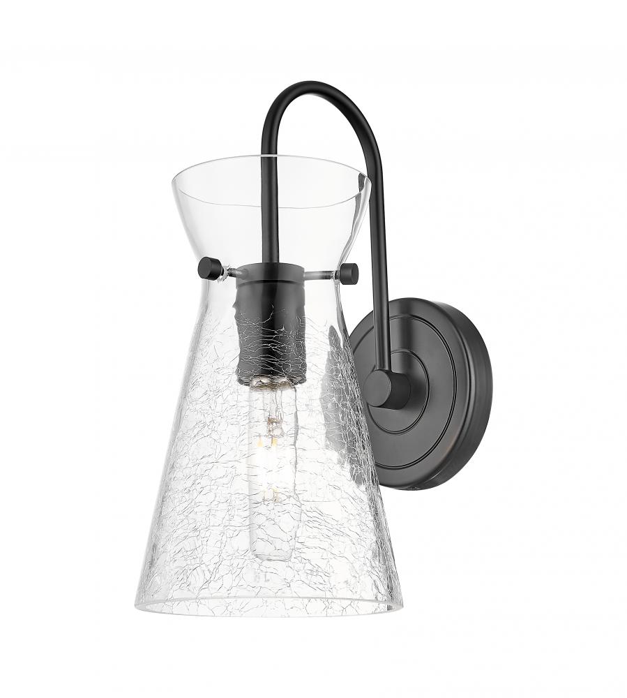 Nichole - 1 Light - 6 inch - Matte Black - Sconce