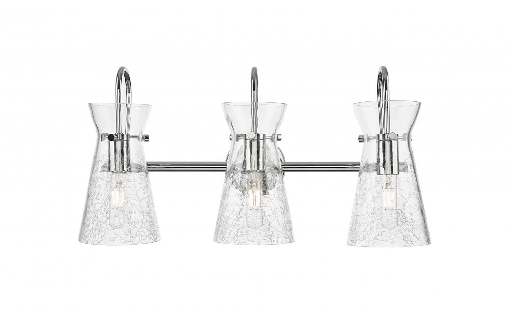 Nichole - 3 Light - 24 inch - Polished Chrome - Bath Vanity Light