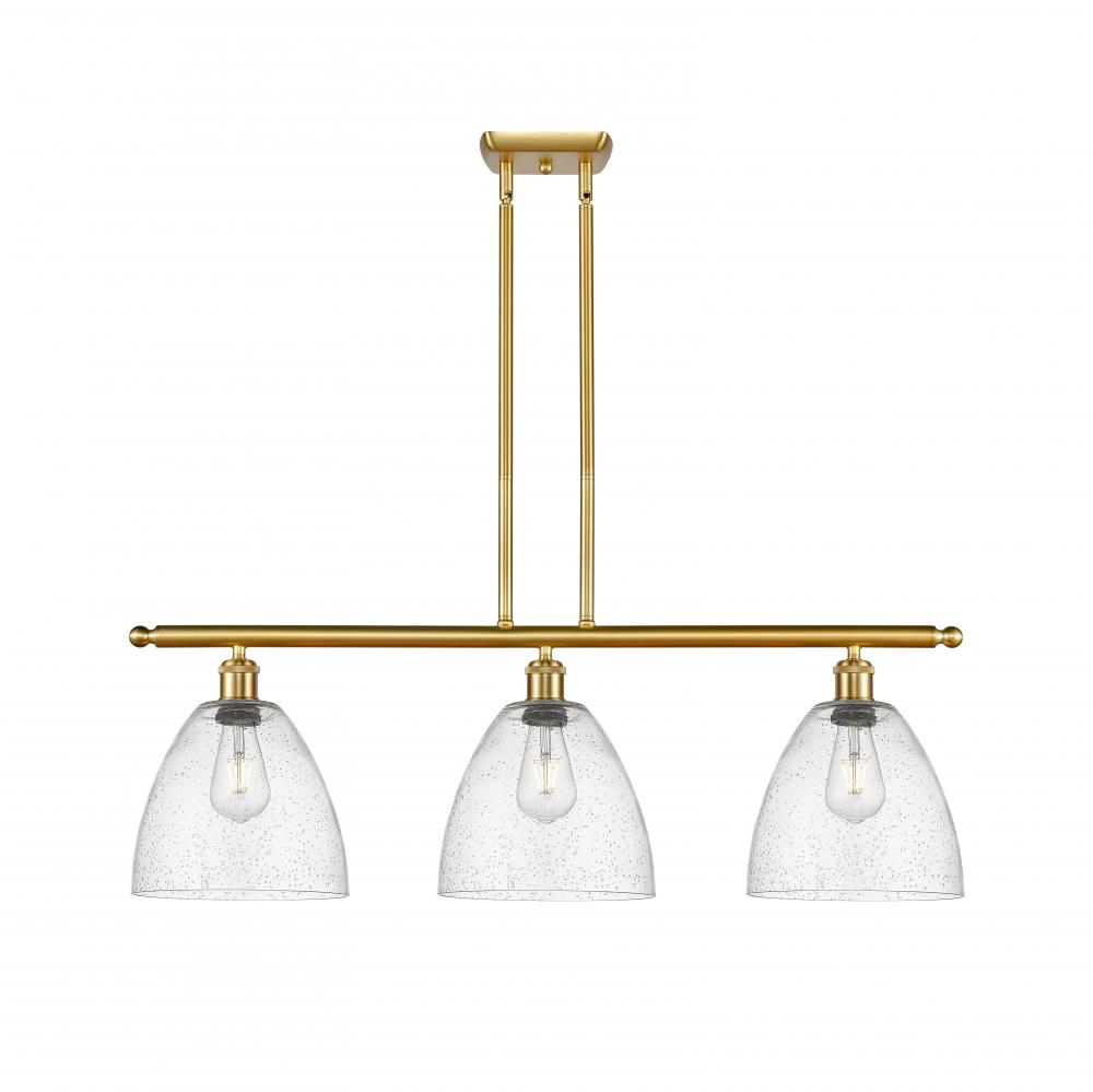 Bristol - 3 Light - 36 inch - Satin Gold - Cord hung - Island Light