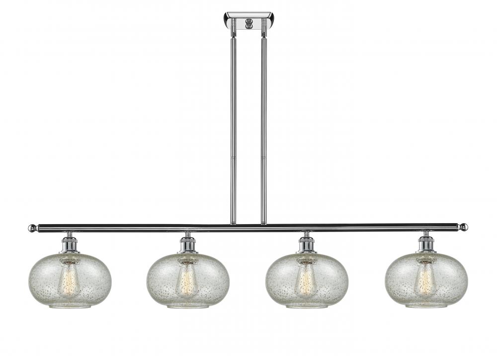 Gorham - 4 Light - 48 inch - Polished Chrome - Cord hung - Island Light
