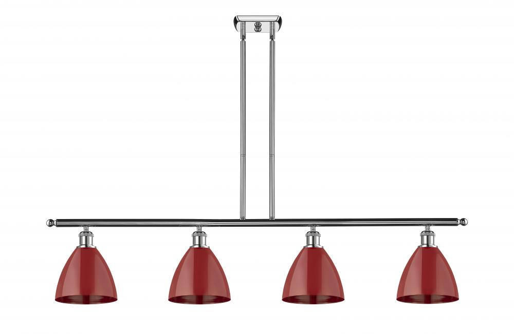 Plymouth - 4 Light - 48 inch - Polished Chrome - Cord hung - Island Light
