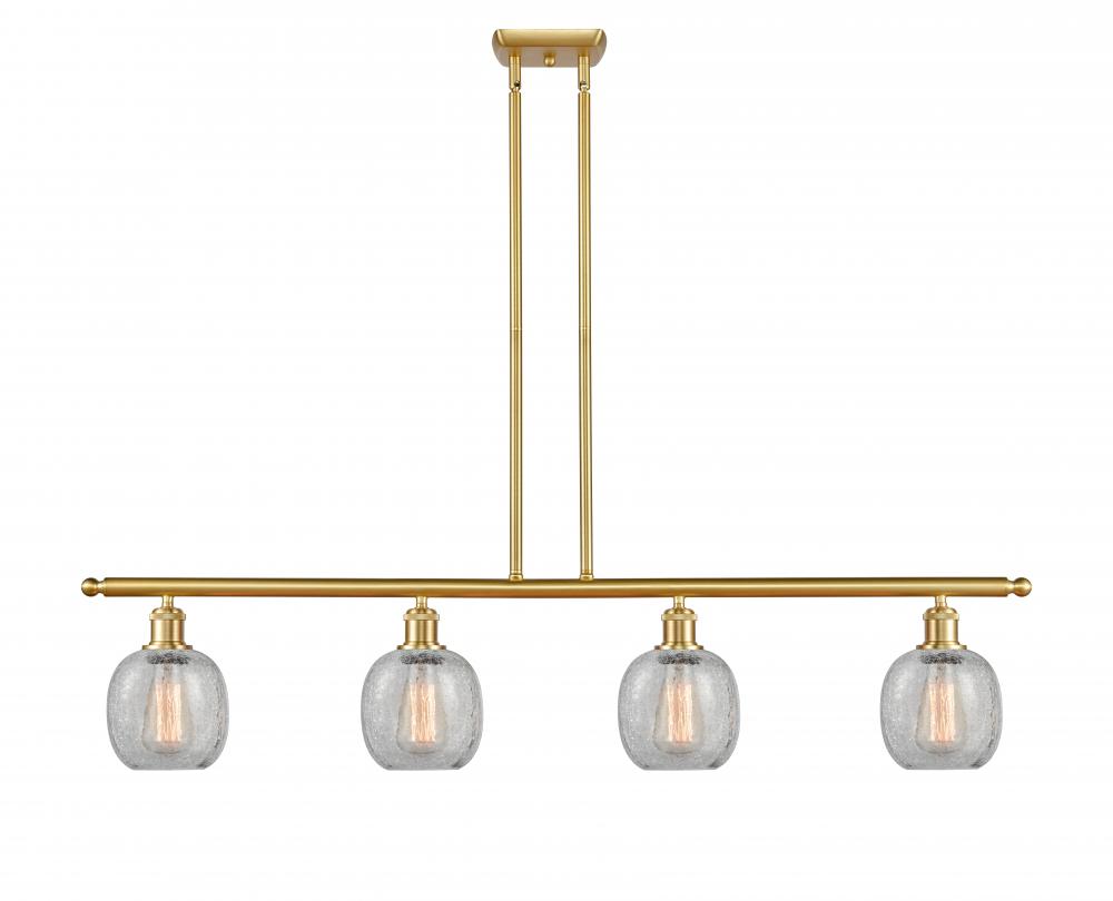 Belfast - 4 Light - 48 inch - Satin Gold - Cord hung - Island Light