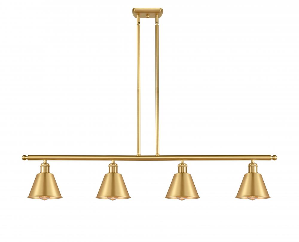 Smithfield - 4 Light - 48 inch - Satin Gold - Cord hung - Island Light