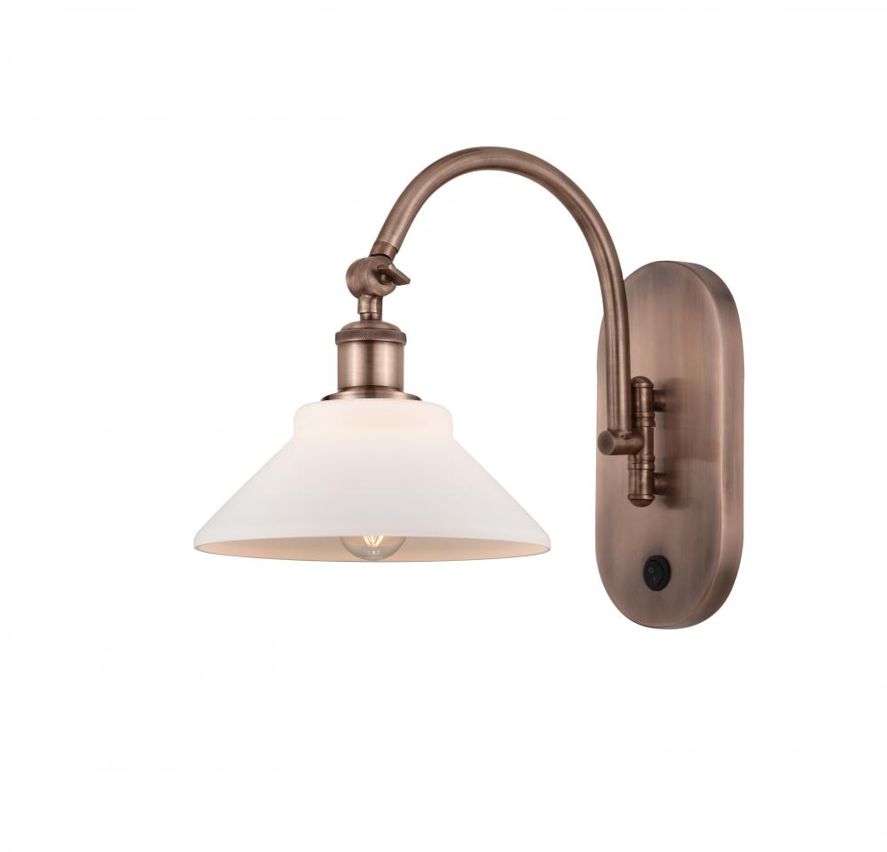 Orwell - 1 Light - 8 inch - Antique Copper - Adjustable Swing Arm