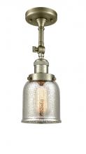 Innovations Lighting 201F-AB-G58 - Bell - 1 Light - 5 inch - Antique Brass - Adjustable Semi-Flush Mount