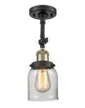 Innovations Lighting 201F-BAB-G52 - Bell - 1 Light - 5 inch - Black Antique Brass - Adjustable Semi-Flush Mount