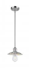 Innovations Lighting 201S-PC-M17-PC - Scallop - 1 Light - 8 inch - Polished Chrome - Mini Pendant