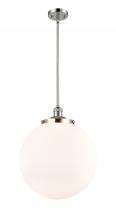 Innovations Lighting 201S-PN-G201-16 - Beacon - 1 Light - 16 inch - Polished Nickel - Stem Hung - Pendant