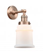 Innovations Lighting 203-AC-G181 - Canton - 1 Light - 7 inch - Antique Copper - Adjustable Sconce