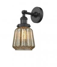 Innovations Lighting 203-BK-G146-LED - Chatham - 1 Light - 7 inch - Matte Black - Adjustable Sconce