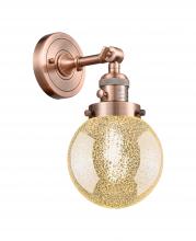 Innovations Lighting 203SW-AC-G208-6 - Beacon - 1 Light - 6 inch - Antique Copper - Adjustable Sconce