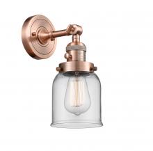 Innovations Lighting 203SW-AC-G52-LED - Bell - 1 Light - 5 inch - Antique Copper - Adjustable Sconce