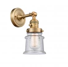 Innovations Lighting 203SW-BB-G184S - Canton - 1 Light - 5 inch - Brushed Brass - Adjustable Sconce