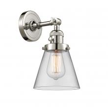 Innovations Lighting 203SW-PN-G62-LED - Cone - 1 Light - 6 inch - Polished Nickel - Adjustable Sconce