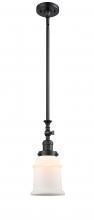 Innovations Lighting 206-BK-G181 - Canton - 1 Light - 6 inch - Matte Black - Stem Hung - Adjustable Mini Pendant