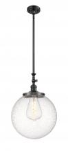 Innovations Lighting 206-BK-G204-14 - Beacon - 1 Light - 12 inch - Matte Black - Stem Hung - Adjustable Mini Pendant