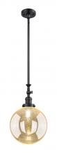 Innovations Lighting 206-BK-G208-10 - Beacon - 1 Light - 10 inch - Matte Black - Stem Hung - Adjustable Mini Pendant
