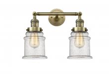 Innovations Lighting 208-AB-G184 - Canton - 2 Light - 17 inch - Antique Brass - Adjustable Bath Vanity Light